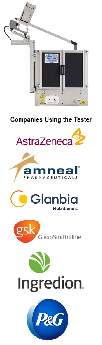 Powder segregation test